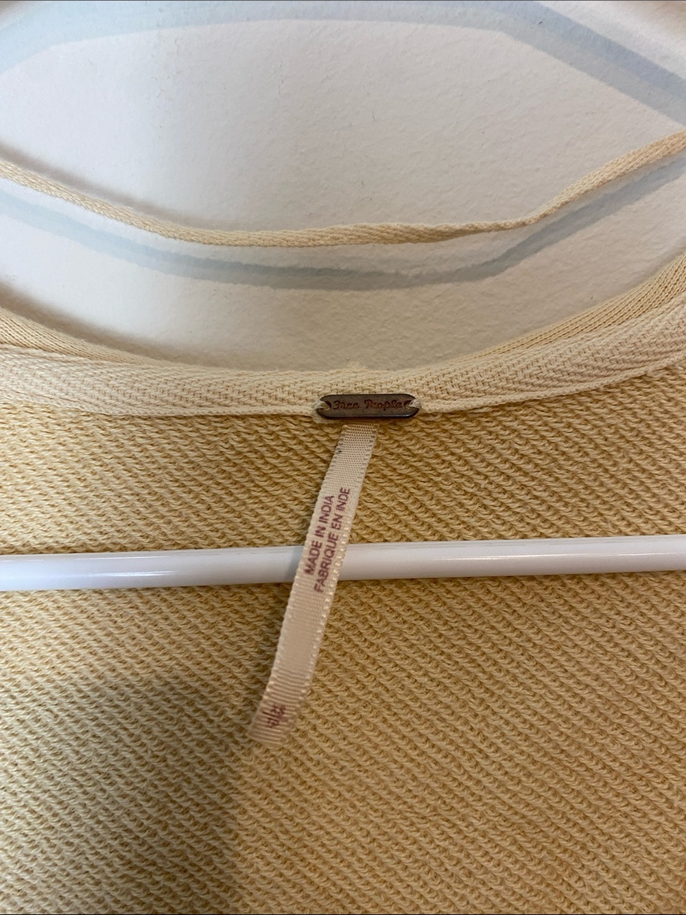 "Get Her Gauze" Drape Hooded Duster (XS) by Free People Butter Yellow - Picture 5 of 10